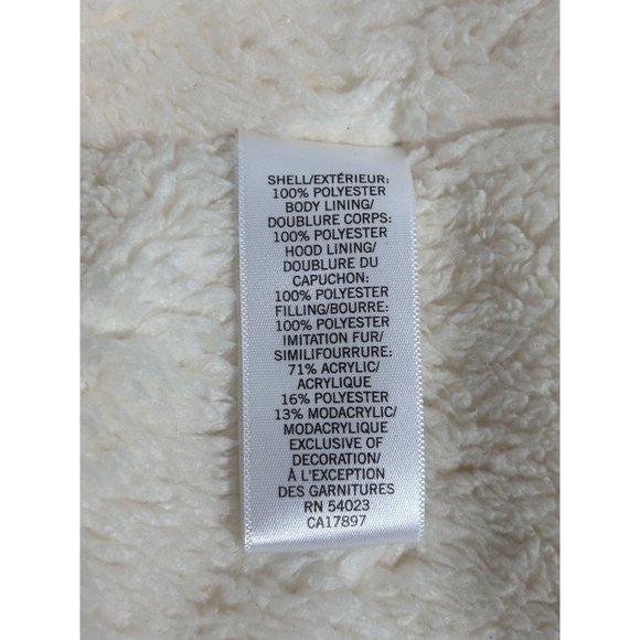 Banana Republic Factory Women's Fleece Lined Puffer Vest Jacket in Ivory - Sz XS - Picture 5 of 7